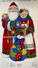 Load image into Gallery viewer, Santa and Mrs. Claus Christmas quilting panels - 100% cotton
