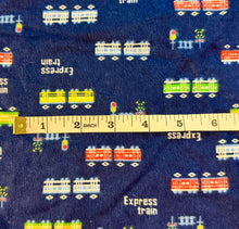 Load image into Gallery viewer, Train 100% cotton flannel fabrics - cotton flannelette
