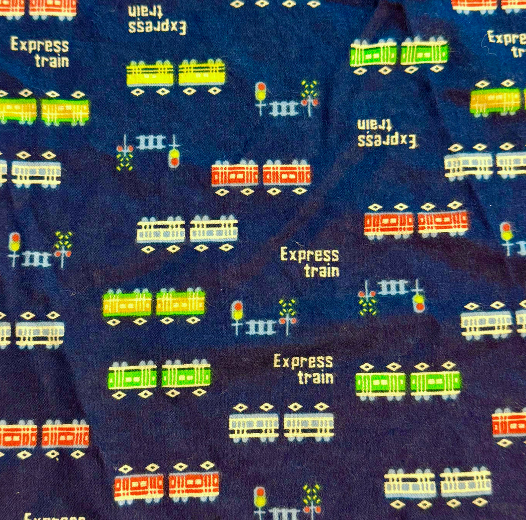 Train 100% cotton flannel fabrics - cotton flannelette