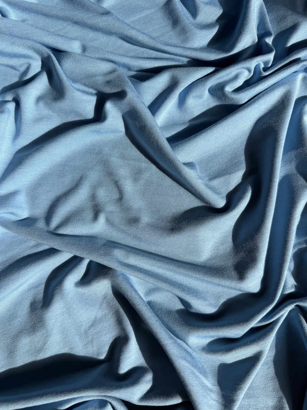 Baby Blue 95% Bamboo Jersey - Extra soft