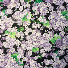 Load image into Gallery viewer, Purple floral cotton fabrics - quilting cotton fabrics - By the meter
