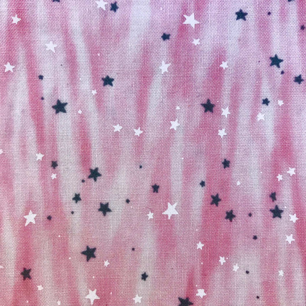 0.94 meter pink stars quilting cotton fabrics