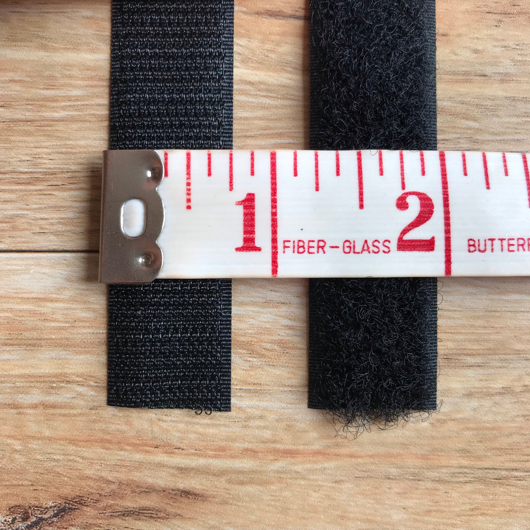 3/4 inch Black Velcro Brand Hook and Loop Tape