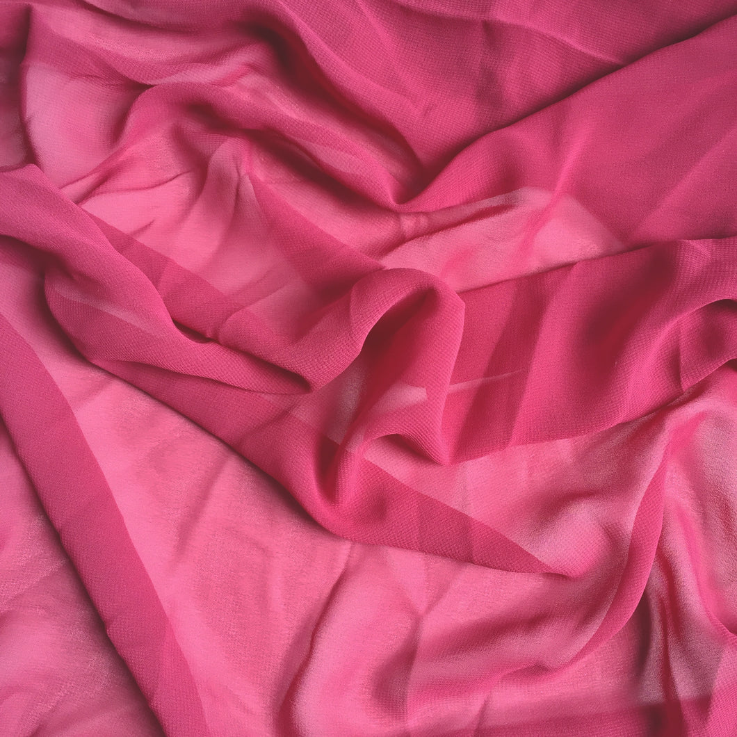 Burgundy Chiffon fabric