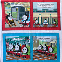 Load image into Gallery viewer, Thomas the Train and Friends Book Panel - quilting panels - 100% cotton
