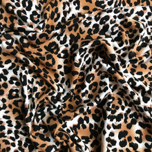 Load image into Gallery viewer, Leopard prints 95% Bamboo Jersey knit fabric - Extra soft
