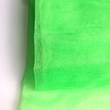 Load image into Gallery viewer, 1.50 meters Neon Green Organza fabric
