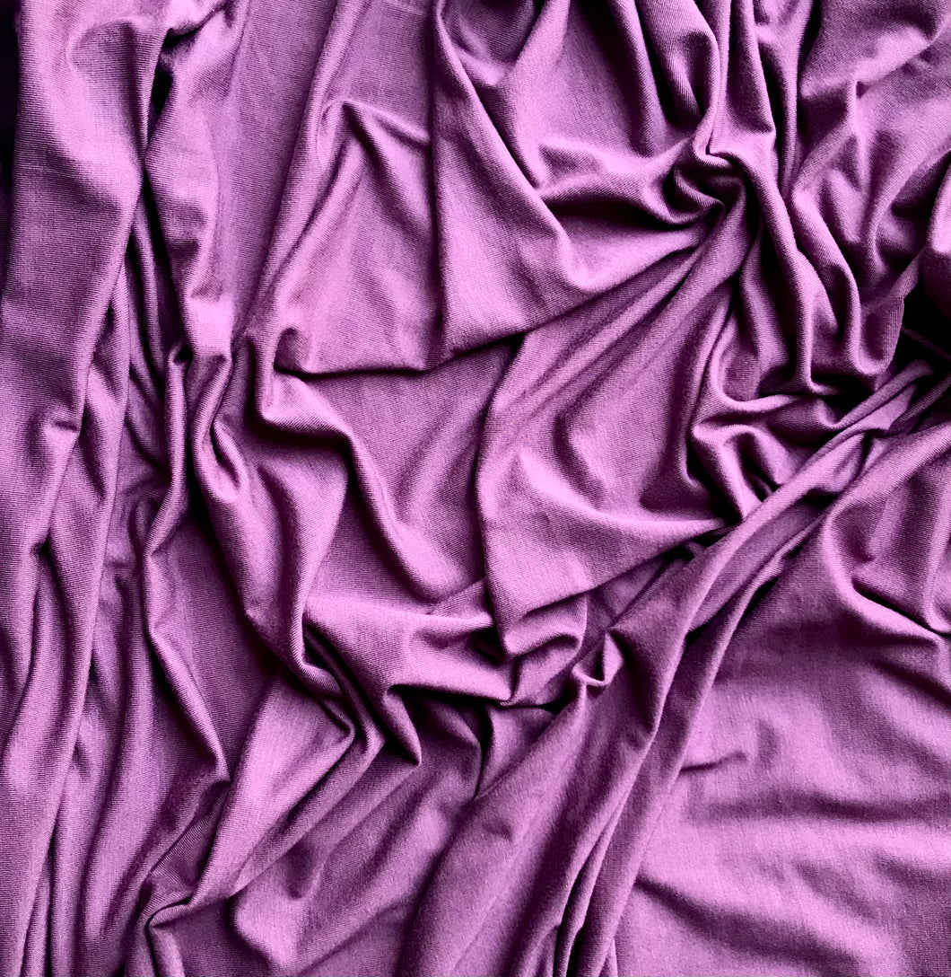 Purple 95% Bamboo Jersey - Extra soft