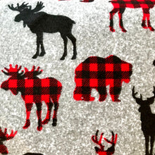 Load image into Gallery viewer, Buffalo wildlife 100% cotton flannel fabrics - cotton flannelette
