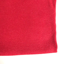 Load image into Gallery viewer, Red Ribbing Tubular 66% Bamboo/28%Cotton Knit fabrics
