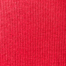 Load image into Gallery viewer, Red Ribbing Tubular 66% Bamboo/28%Cotton Knit fabrics
